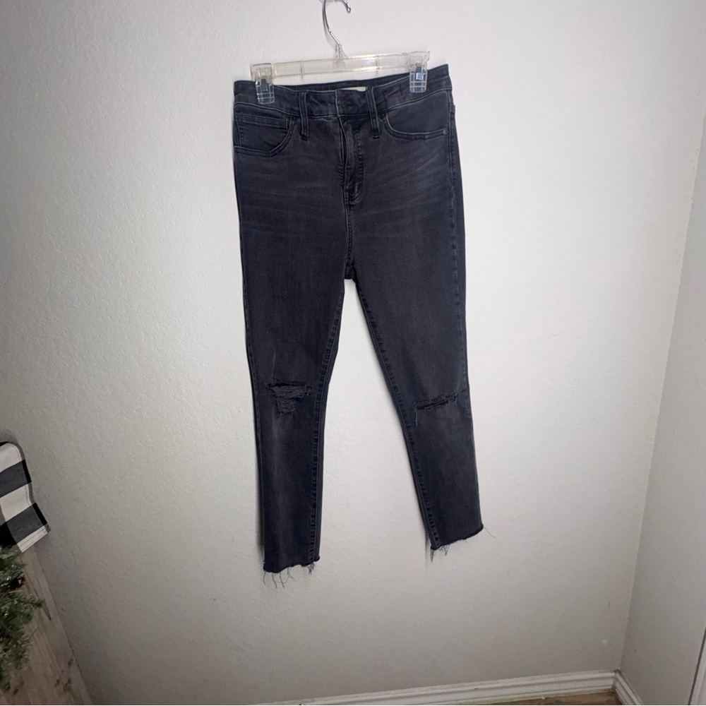 Madewell Charcoal Ankle Jeans